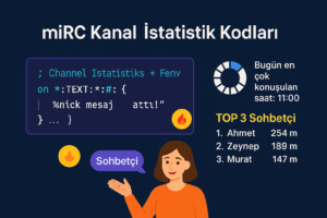 MIRC KANAL İSTATİSTİKLERİ + EĞLENCE PAKETİ v2